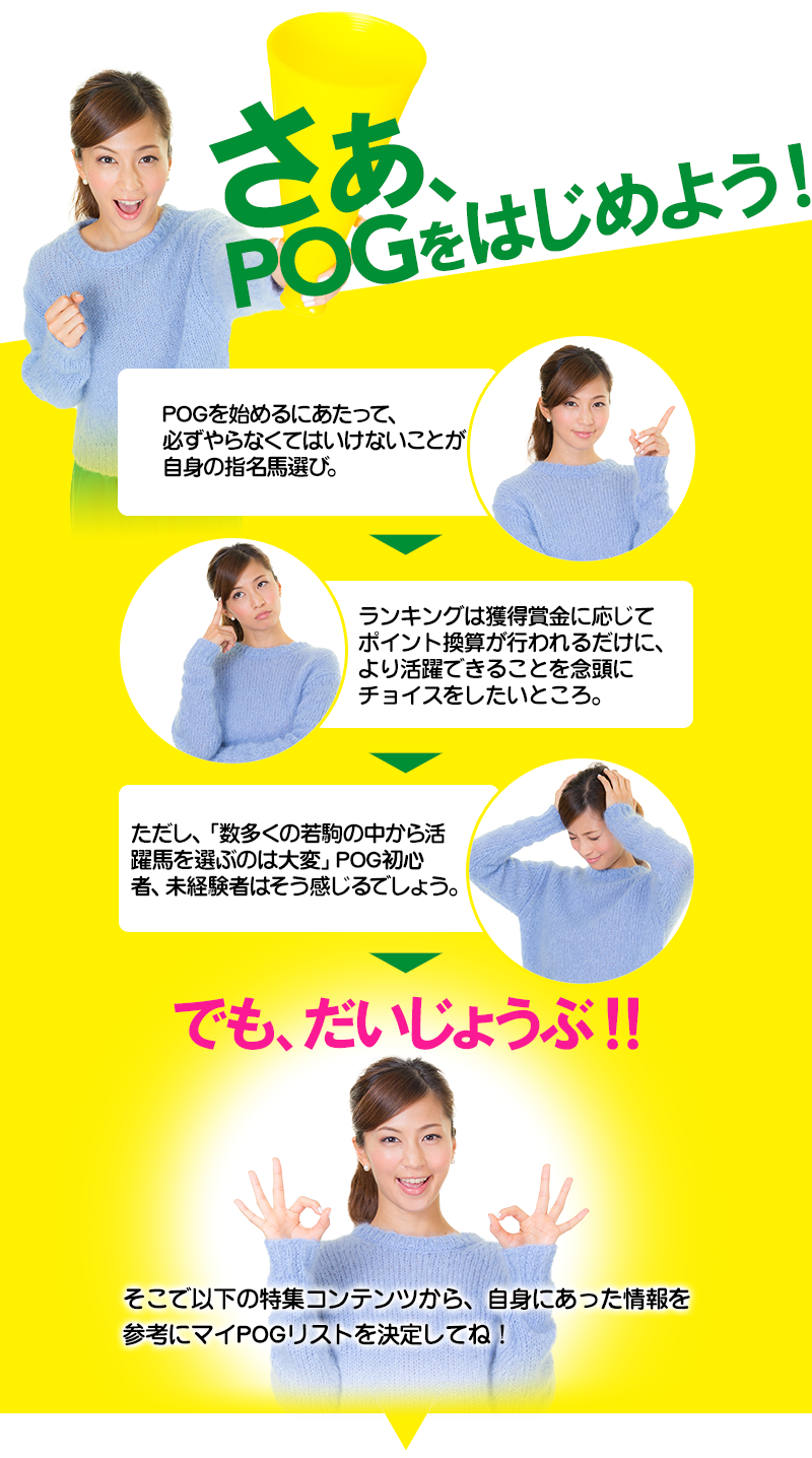 さあ、POGをはじめよう!